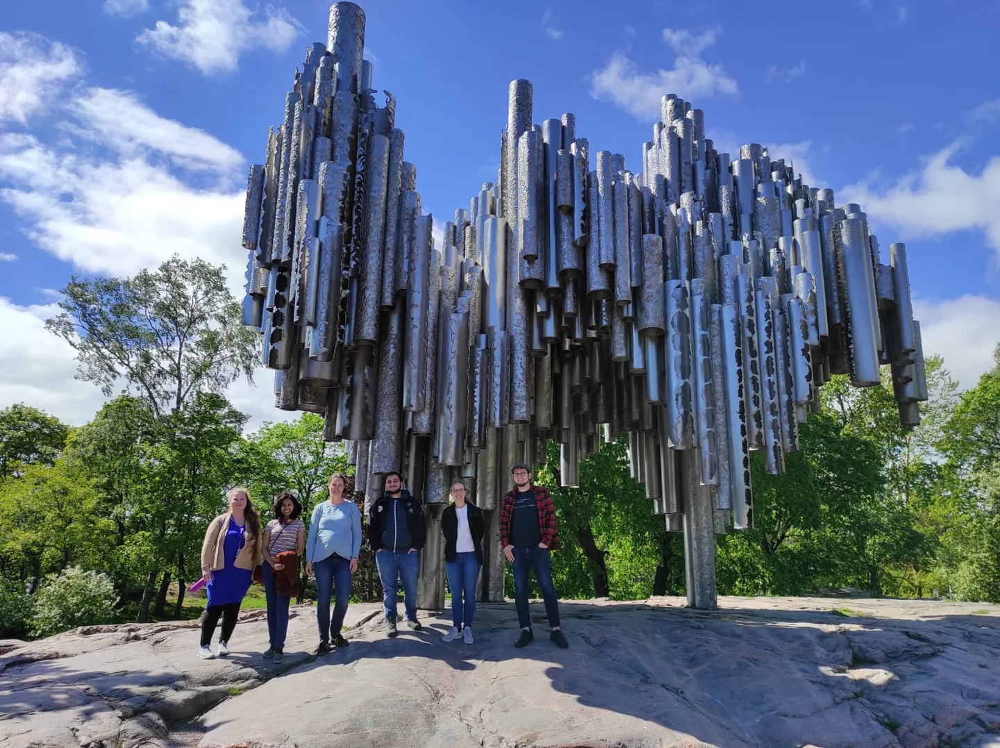 First group outing in Helsinki 